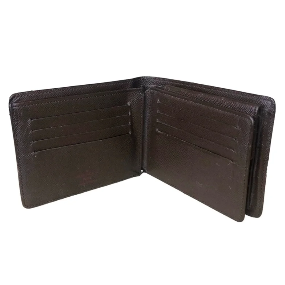 LOUIS VUITTON Damier Ebene Portefeiulle Florin Bifold Wallet - Repaired